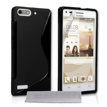 Калъф силикон \\" S дизайн \\" за Huawei Ascend P6 mini / G6
