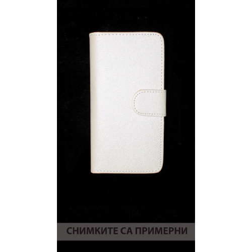 Калъф тефтер LUX бял за ALCATEL OT6040 iDol X