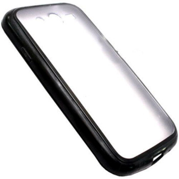 Калъф рамка прозрачен гръб за Samsung i8190 S3 Mini / i8200 VE