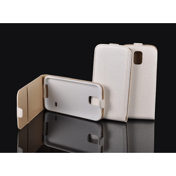 Калъф FLIP LUX /бял/ за Nokia Lumia 730/735