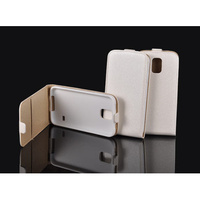 Калъф FLIP LUX /бял/ за Nokia Lumia 730/735