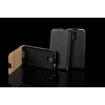 Калъф Flip LUX силикон /черен/ за LG G3 Mini