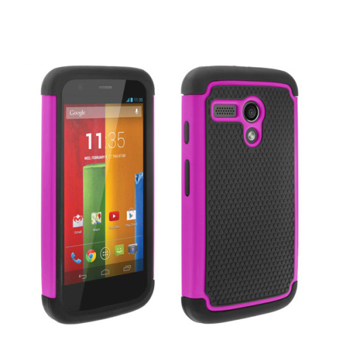 Калъф грайфер /цикламен/ за LG G2 D802