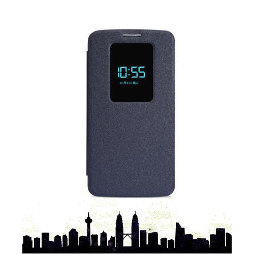 Калъф тефтер iNOTE за HTC M9 Plus / Черен /