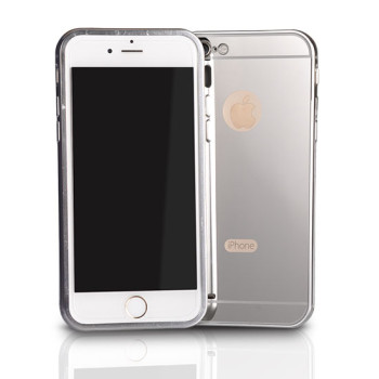 Алуминиев BUMPER с твърд гръб /2 части/ за Samsung G930 GALAXY S7 Сребъре
