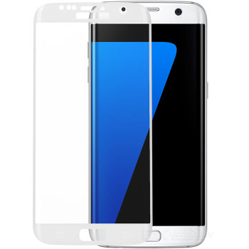 Стъклен screen protector /Бял/ за Samsung G930 Galaxy S7