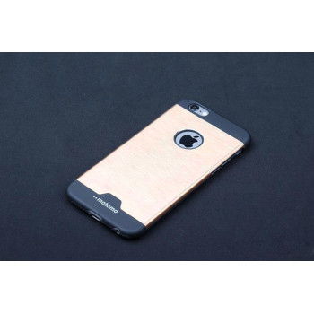 Калъф гръб алуминий /Златен/ Motomo за HTC Desire 526