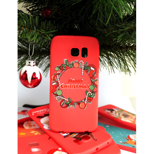 Калъф силикон EDIVA Коледен за Huawei P8 Lite мод. 5