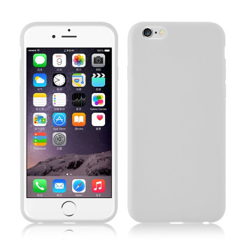 Калъф цветен силикон /Сребърен/ за iPhone 7G / 8G 4.7 / SE (2020)