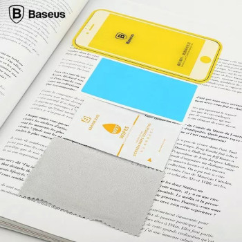 Baseus 0.2mm Стъклен protector Anti-Blue Light /Бял/ за iPhone 6G 4.7 / 6S