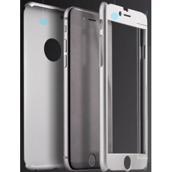 Калъф 2в1 PVC   PVC Сребърен за Huawei P9 Plus