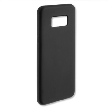 Калъф Full Covered Гумиран / Черен / за Samsung Galaxy S8 Plus