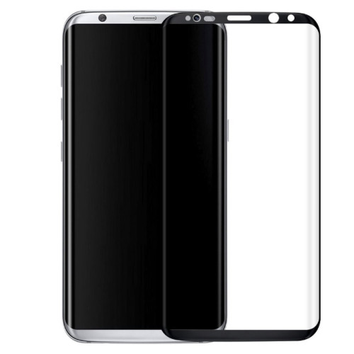 Силиконов скрийн протектор Equiptors / Черен / за Samsung S6 Edge G925