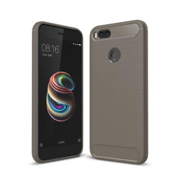 Калъф NEW Карбон за Motorola Moto X (2017)  / Графит /