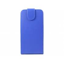 Kалъф кожен " Flip case " за Samsung i9500 Galaxy S 4 / Светло син /