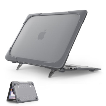 PVC Предпазен Калъф Стойка за Apple MacBook Air 11.6 / A1465 / A1370 Графи PVC Предпазен Калъф Стойка за Apple MacBook Air 11.6 / A1465 / A1370 Графи