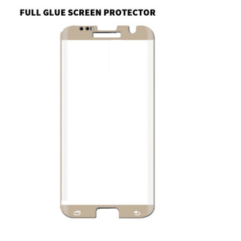 Full Glue Стъклен screen protector за Samsung Galaxy S7 Edge G935 /Златен/