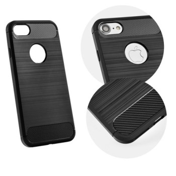 Калъф Forcell Карбон за Nokia 8 (NEW) / Черен /