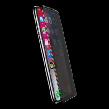 Baseus ANTI-SPY 0.3mm ATG01 Стъклен protector / черен / за iPhone XS MAX / 11 PRO MAX 6.5
