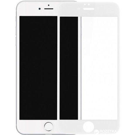Baseus Edge B3D02 Стъклен screen protector 0.3 /Бял/ за iPhone 6G 4.7 / 6S 4.7