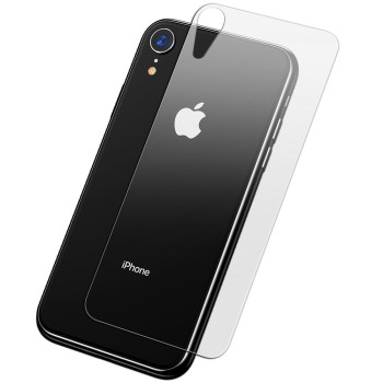 Baseus заден стъклен screen protector ABM02 / Прозрачен / за iPhone XS MAX 6.5