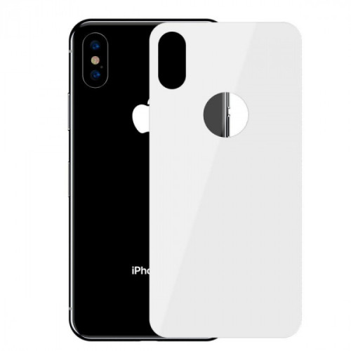 Baseus заден стъклен screen protector BM02 / Бял / за iPhone XR 6.1