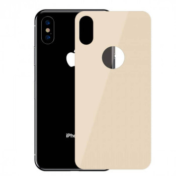 Baseus заден стъклен screen protector BM0V / Златен / за iPhone XR 6.1