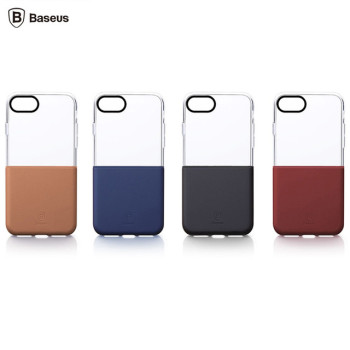 Калъф BASEUS Half to Half 2 Case iPhone XS MAX 6.5' / Червен / Калъф BASEUS Half to Half 2 Case iPhone XS MAX 6.5' / Червен /