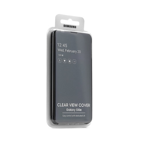Оригинален калъф тефтер Clear View Cover /Черен/ за Samsung S10e  / G970
