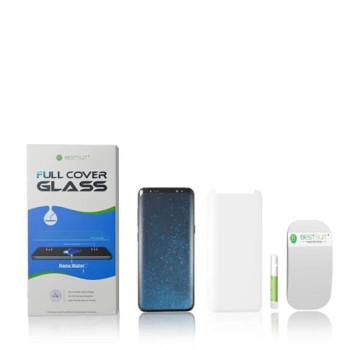 UV Glue Nano BESTSUIT Стъклен screen protector за Samsung S8 Plus / G955