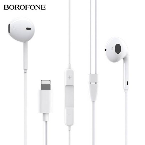 Handsfree Borofone BM32 Lightning за iPhone /Бял/