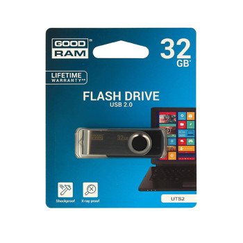USB Flash памет 32GB GOODRAM TWISTER PENDRIVE USB 2.0 Чере