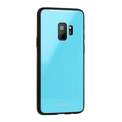 Калъф Glass Case /Син/ за Huawei P Sмart 2019