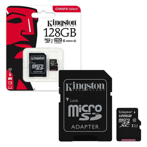 Kingston Memory MicroSD Card 128GB c адаптер UHS-I  /CLASS 10/