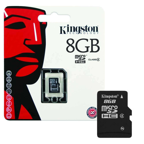 Kingston Memory MicroSD Card 8GB c адаптер UHS-I  /CLASS 4/