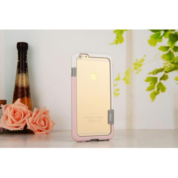 Bumper Wallnut /Бял-Розов/ за iPhone 7G / 8G 4.7