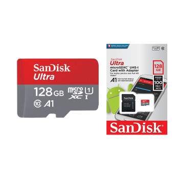 SanDisk UltraMemory MicroSDXC Card 128GB UHS-1 SanDisk UltraMemory MicroSDXC Card 128GB UHS-1
