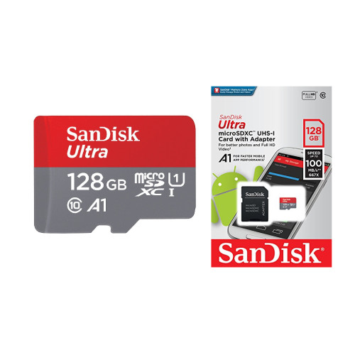 SanDisk UltraMemory MicroSDXC Card 128GB  UHS-1