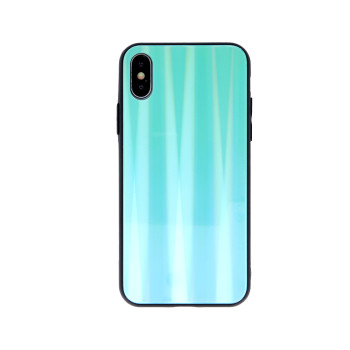Калъф Aurora Glass Case /Мента/ за Huawei P Smart PRO / Honor y9s