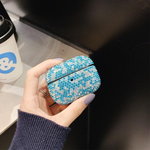 Калъф Crystal AirPods PRO /Син/