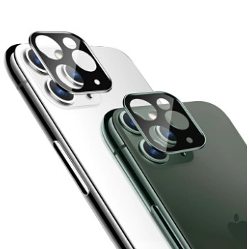 Стъклен screen protector камера XO FD13 / Черен / за iPhone 11 6.1