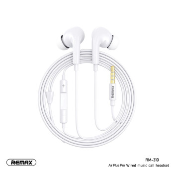 Handsfree Remax RM-310 (3.5mm)  /Бял/