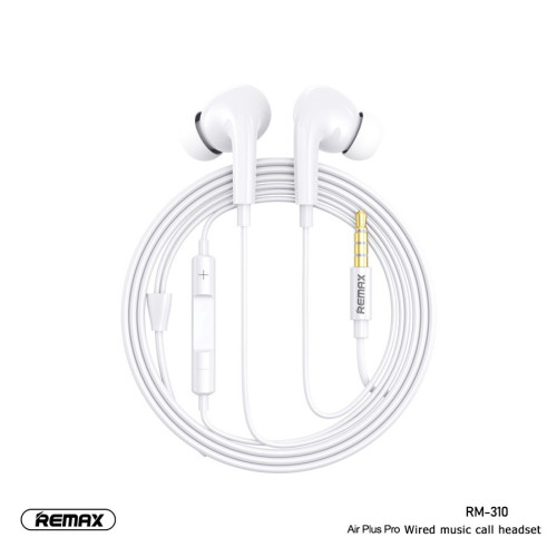 Handsfree Remax RM-310 (3.5mm)  /Бял/