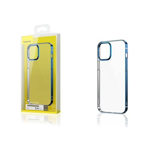 Калъф BASEUS Glitter case PVC /Син/ за iPhone 12 Mini 5.4