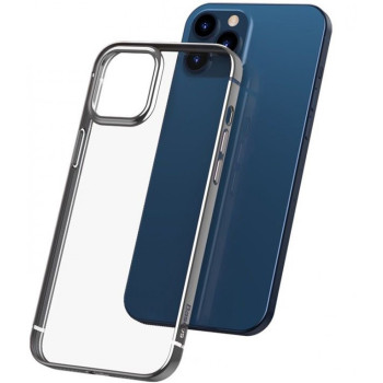 Калъф BASEUS Glitter case PVC /Сребърен/ за iPhone 12 Mini 5.4 Калъф BASEUS Glitter case PVC /Сребърен/ за iPhone 12 Mini 5.4