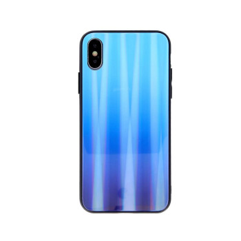 Калъф Aurora Glass Case /Светлосин-Тъмносин/ за Samsung A42 5G (A426)