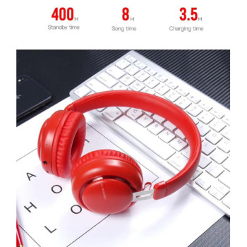 Bluetooth Handsfree слушалки XO-BE10 /Червен/ Bluetooth Handsfree слушалки XO-BE10 /Червен/