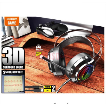 Handsfree MOXOM слушалки Game Stereo MX-EP21/Черни/