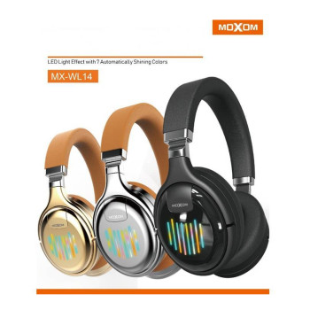 Bluetooth слушалки MOXOM MX-WL14 / черни / Bluetooth слушалки MOXOM MX-WL14 / черни /