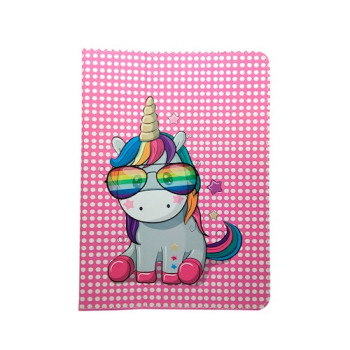 Калъф тефтер универсален / Reinbow Unicorn / за Таблет 9-10`